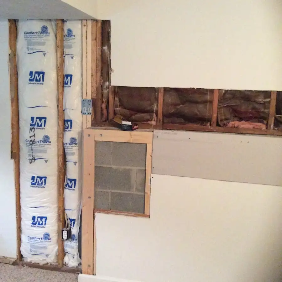 Wall insulation replacement during Structural Drying in Willowbrook